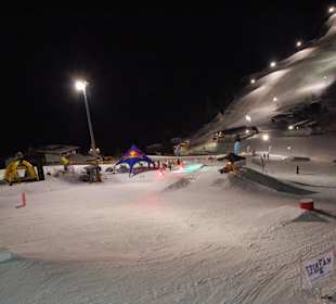 Abendbetrieb in Söll in der Skiwelt Wilder Kaiser