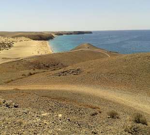 Der Weg zum Papagayo Strand
