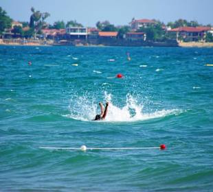 Vom Sunrise Richtung Side am Strand