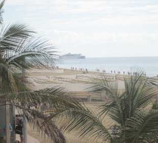 Blick auf den Strand