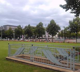 Park in der Nähe des Hotels