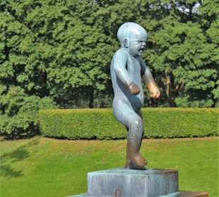Impressionen aus dem Frognerpark in Oslo