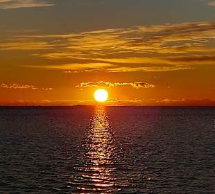 Sonnenuntergang Ria Formosa Bootstour