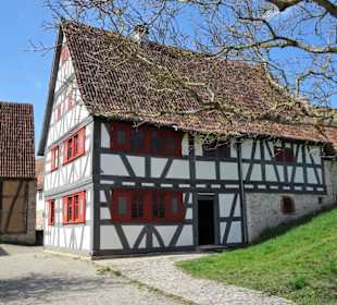 Altes Weinbauernhaus im Freilandmuseum