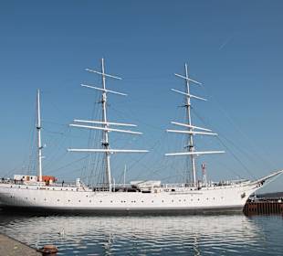 Gorch Fock I im Hafen Stralsund