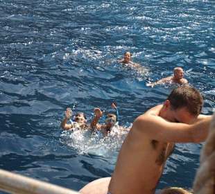 Schwimmen im Meer