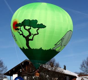 Ballon bei "Montgolfiade"