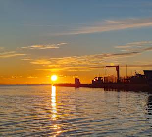 Sonnenuntergang Ria Formosa Bootstour