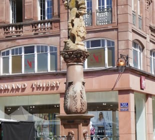 Brunnen de Hallebardier, Mulhouse Elsass