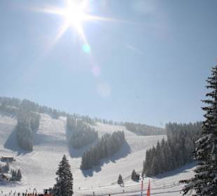 Sonne und Schnee