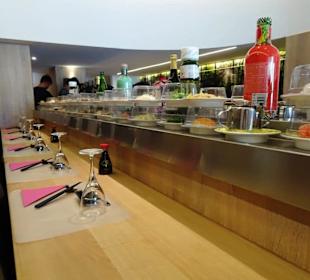 Blick auf das Förderband