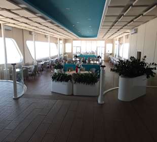 Restaurant über dem Strand