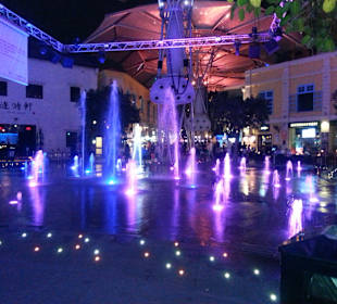 Clark Quay am Abend
