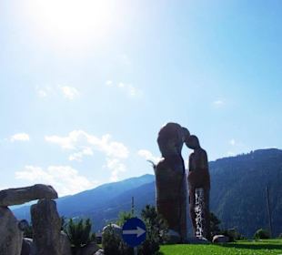 Kunst am Klausnerhof bester Ausblick dort