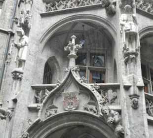 Im Innenhof vom Neuen Rathaus am Marienplatz