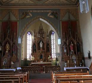 Blick in die Bischwinder Kapelle