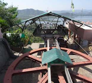 Umlenkrolle auf der Bergstation