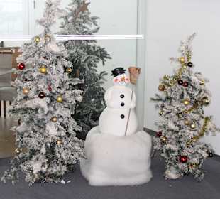 Dekoration beim Eingang