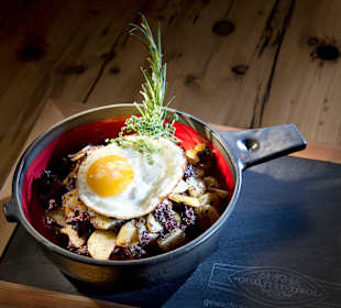 Tiroler Küche im Wirtshaus im Sonnenhof in Grän