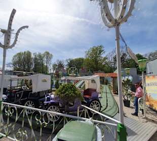 Oldtimer fahrt für die Kinder