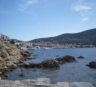 Strand, Ufer Samos Stadt