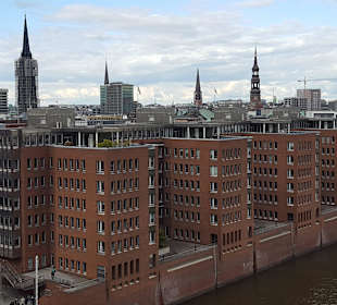 Blick von der Elbphilharmonie 