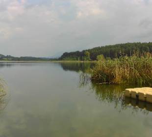 Badeeinstieg im Strandbad