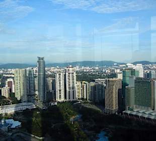 Aussicht von der Skybridge Petronas Twin Towers
