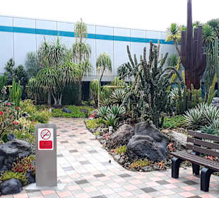 Kaktusgarten - Raucherzone