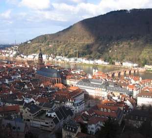 Blick vom Schloss auf die Altstadt