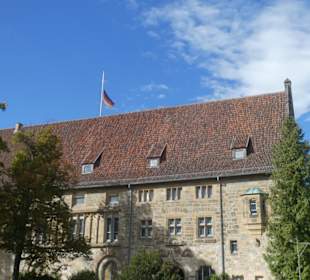 Bei der Besichtigung der Veste Coburg