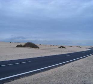 Weg nach Corralejo