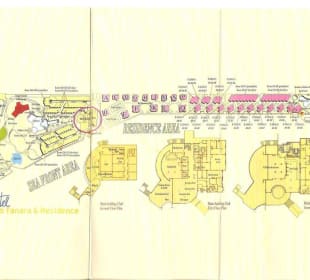 Lageplan der Hotelanlage