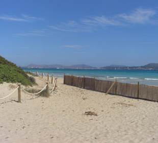 Der Strand von Can Picafort 