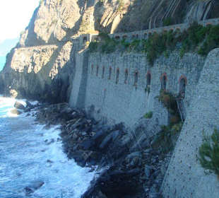 Der Liebesweg am Meer entlang