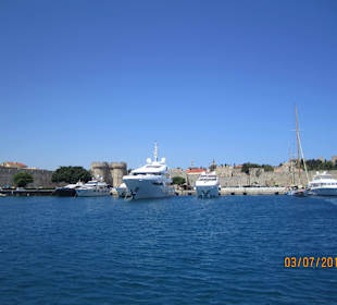 Jachten mit Old-Town.