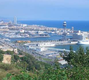 Der Hafen von Barcelona
