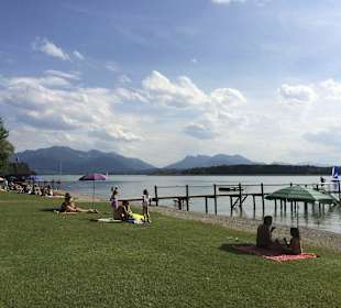 Badestelle am Chiemsee, ca. 10 Min mit Auto