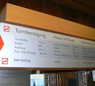 Turmbesteigung