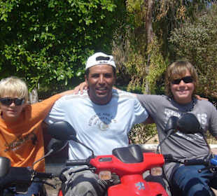 Mit Riadh "Richi" über die Insel...