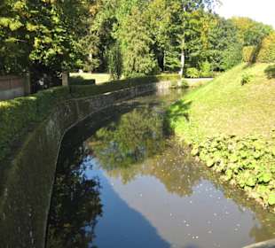 Schloss Rheda - Wassergraben ums Schloss