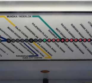 Fahrstrecke grüne Lampe Ist Zustand