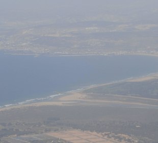 Blick auf Agadir und Strand