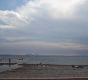 Vue plage roses