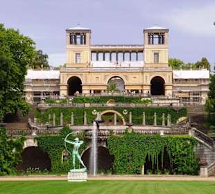 Blick zur Orangerie.