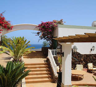 Ausgang zum Strand ...