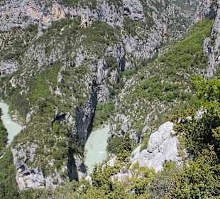 Ein Blick von der oberen Aussichtsterrasse