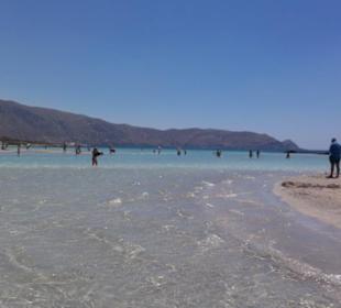 Der Strand von Elafonissi