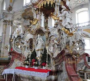 Seitenaltar der Basilika Vierzehnheiligen
