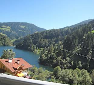 Ausblick auf den Zöggler Stausee